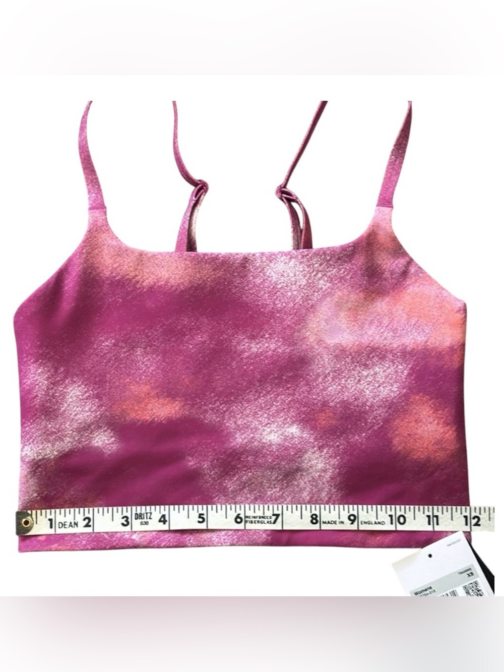 Nike One Convertible Light-Support Lightly Lined Longline Printed Sports Bra - Picture 10 of 14